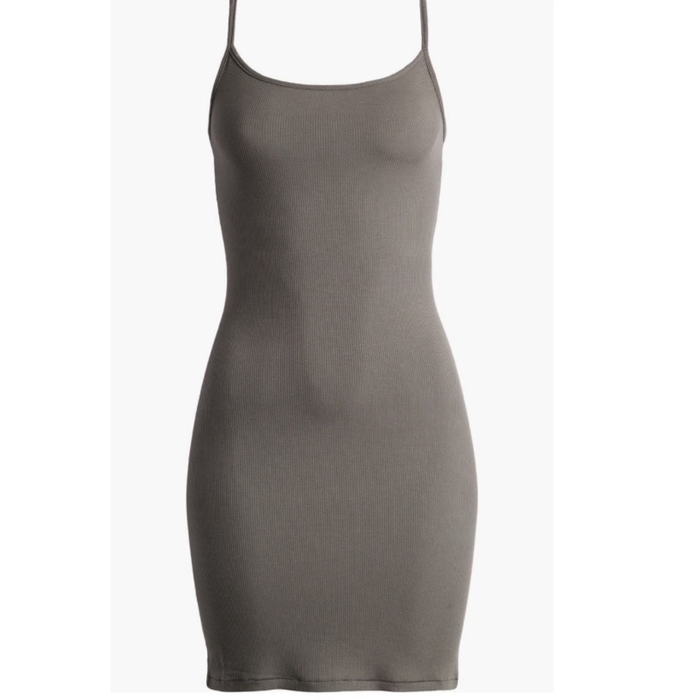 Skims Soft Lounge Rib Mini Slipdress